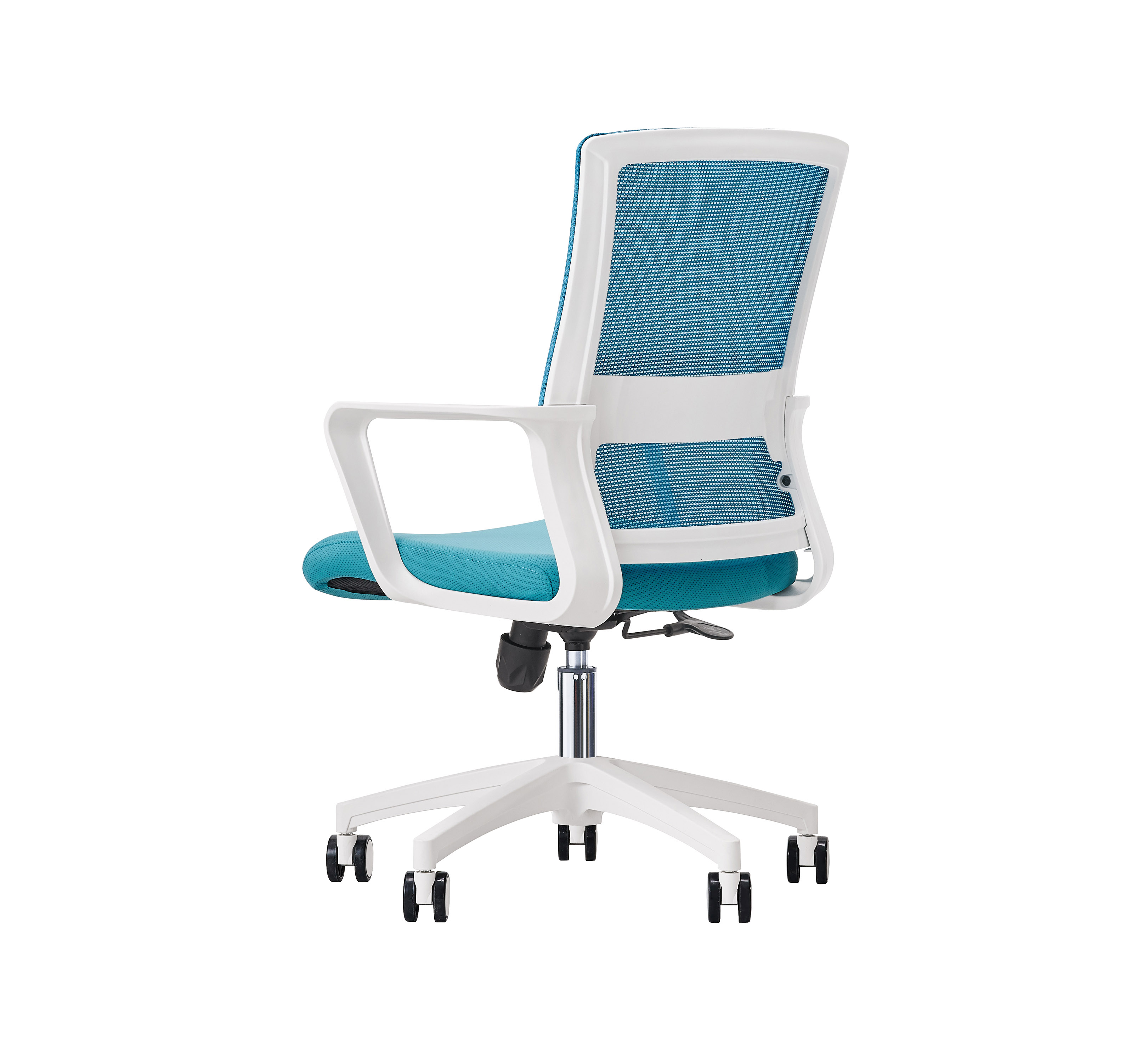 Mid Back Executive Swivel Lifting Mesh Back With Fixed Armrest Mesh Office Chair