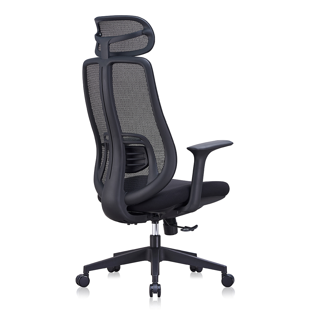 2026 Design Mesh High Back Fabric Seat Executive Office Chair with Footrest