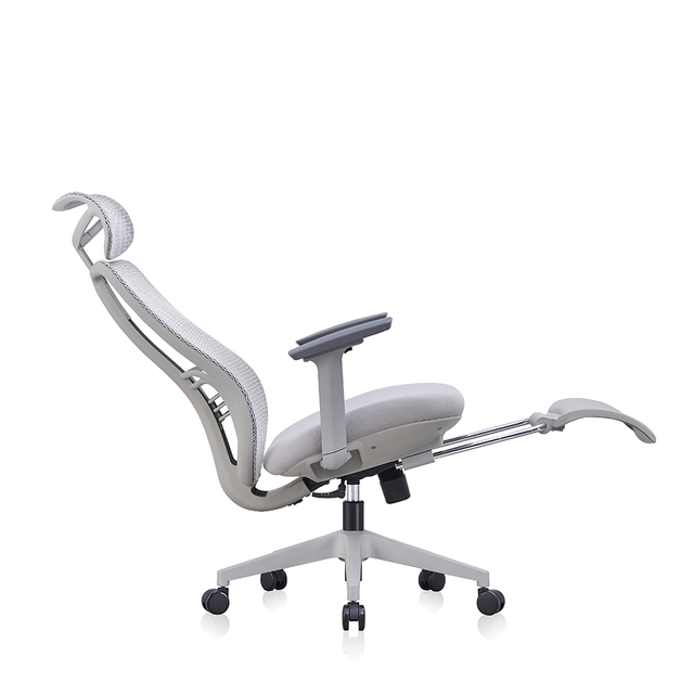 2026 Design Mesh High Back Fabric Seat Executive Office Chair with Footrest