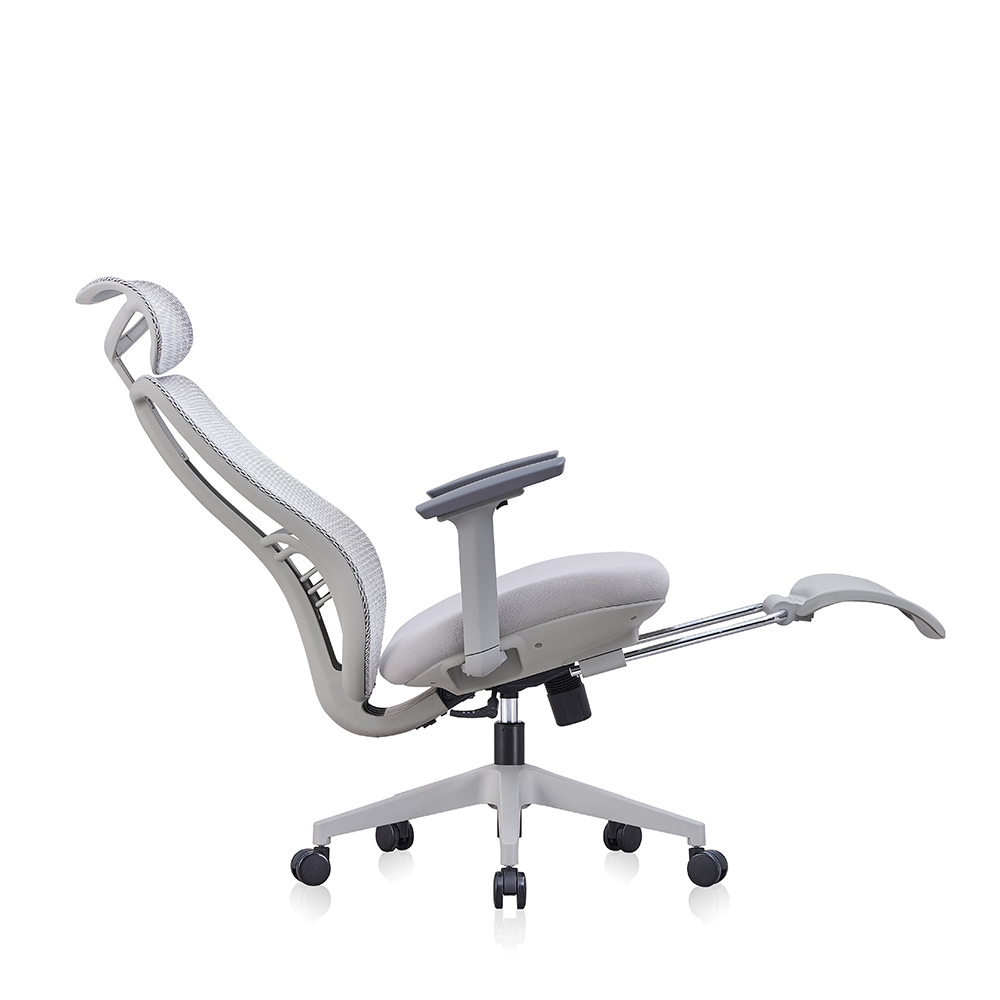 2026 Design Mesh High Back Fabric Seat Executive Office Chair with Footrest