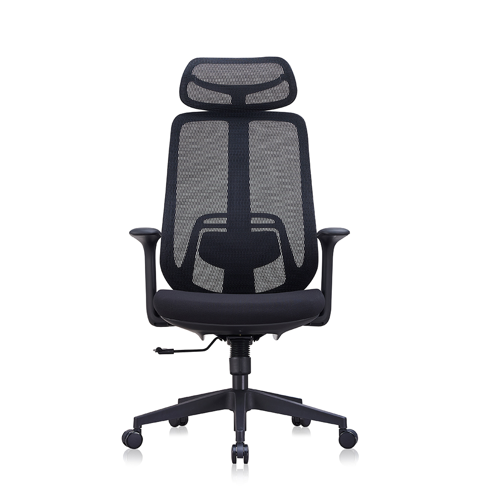 2026 Design Mesh High Back Fabric Seat Executive Office Chair with Footrest