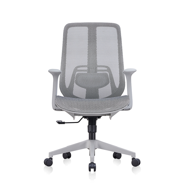 SY-P8B Mid-back Mesh Office Chair with Comfortable Large-backrest Design