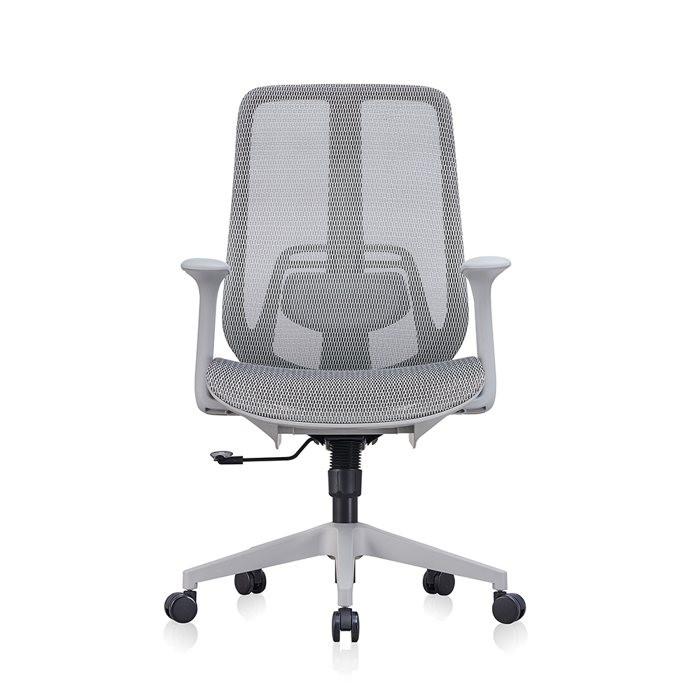 SY-P8B Mid-back Mesh Office Chair with Comfortable Large-backrest Design