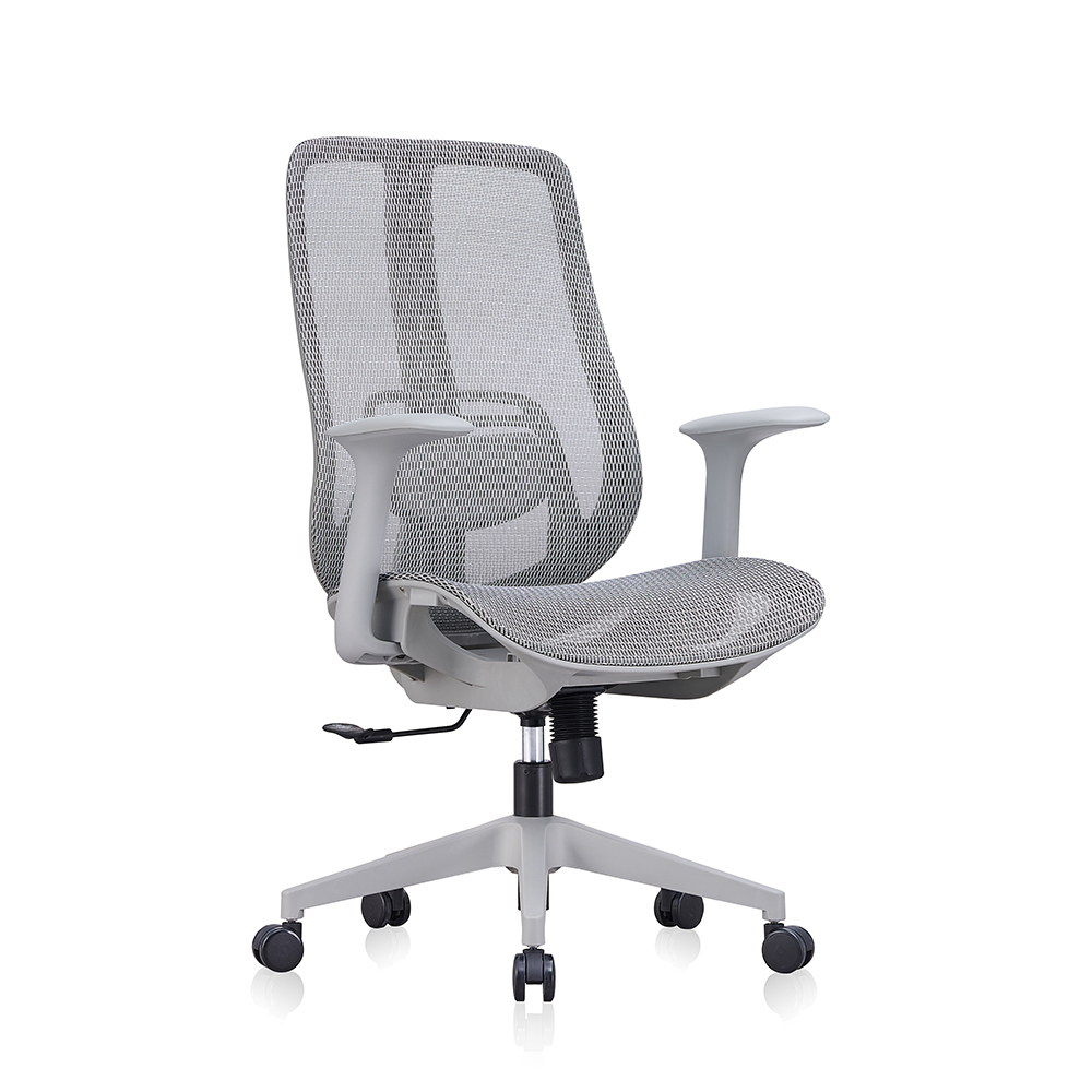 SY-P8B Mid-back Mesh Office Chair with Comfortable Large-backrest Design