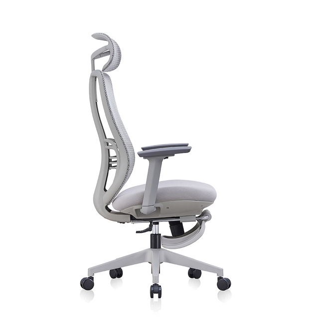 2026 Design Mesh High Back Fabric Seat Executive Office Chair with Footrest