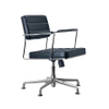 Metal Frame Leisure Leather Office Chair with Movable Leg