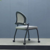 SY-D04 Armrest And Fixed Frame Stackable Training Chair with Wheels