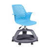 Node Back 360 Degree Foldable Writing Pad And Swivel Lifting with Large Storage Space Training Chair