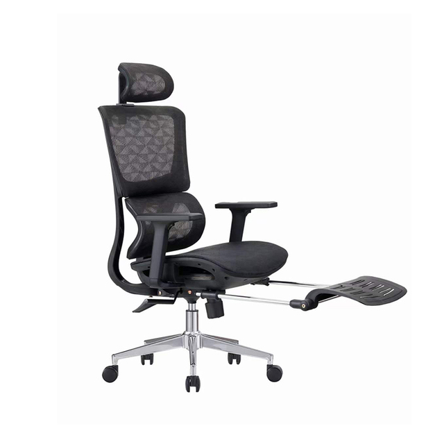 Ergonomic Lumbar Support Mesh Chair with Adjustable 3D Armrest And Headrest