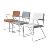 Metal Frame Leisure Leather Chair for Office And Dining Room