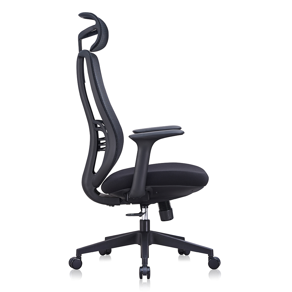 2026 Design Mesh High Back Fabric Seat Executive Office Chair with Footrest