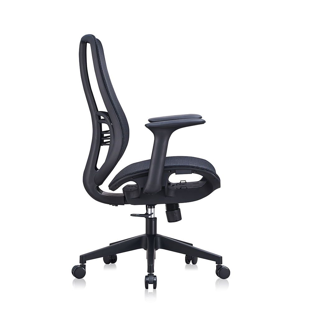SY-P8B Mid-back Mesh Office Chair with Comfortable Large-backrest Design