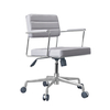 Metal Frame Leisure Leather Office Chair with Movable Leg