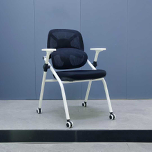 New Model P7 Independent Lumbar Support Ergonomic Mesh Folding Training Chair